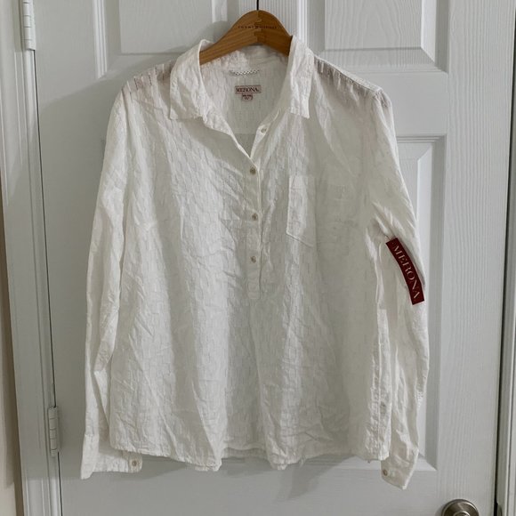 NWT Merona Women's Button-Down Shirt, Size XXL - Picture 1 of 12